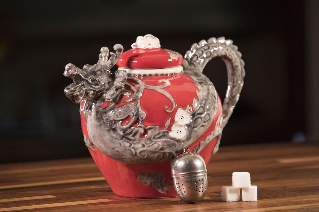 Red Dragon Teapot