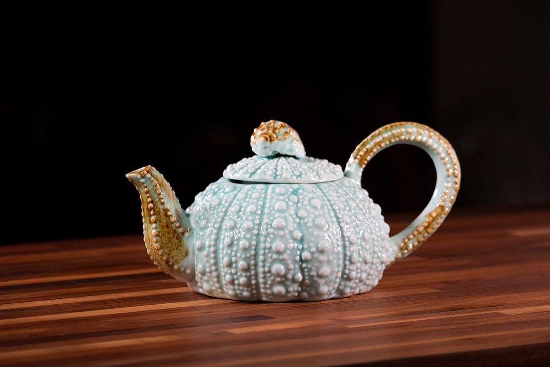 Turq Urchin Teapot