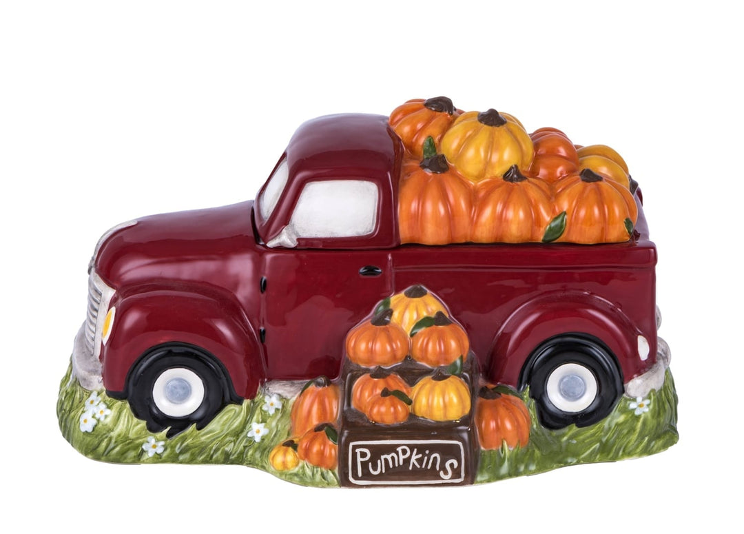 Harvest Red Truck Cookie Jar